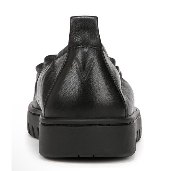 Vionic Womens Uptown Ballet Slip-ons Black Leather 13 Medium Supportive New - Picture 2 of 6